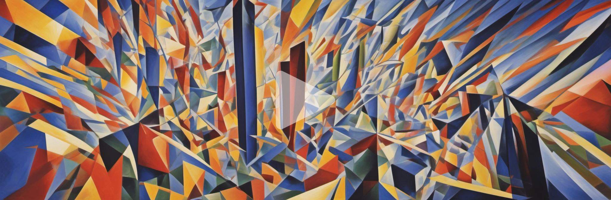 Click to view the video! A tangle of vibrant, dynamic lines, intersecting as if by racing cars