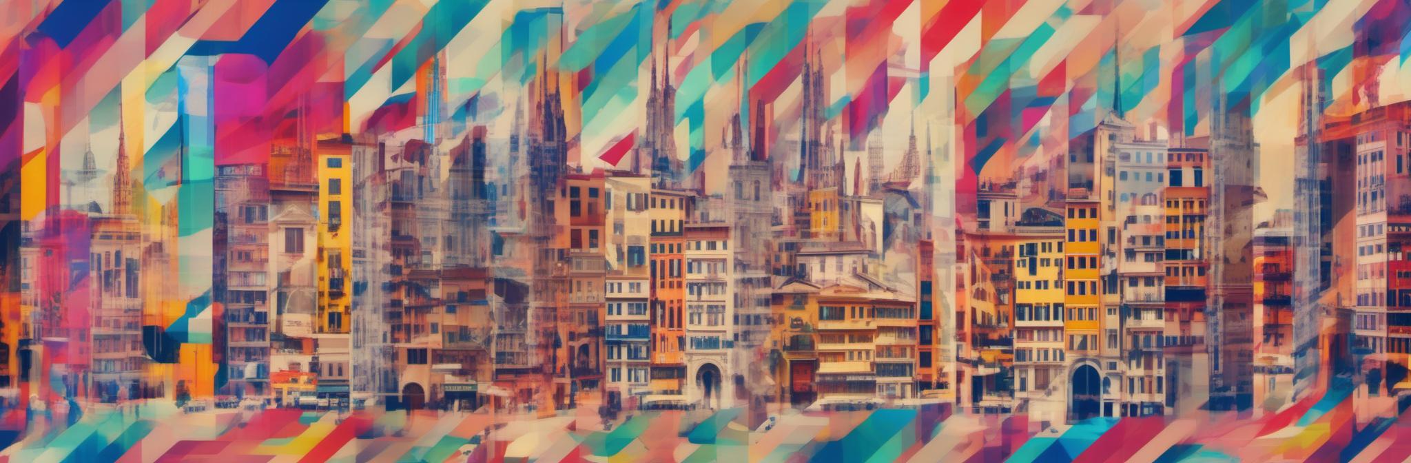 Milan unveils a spatio-temporal kaleidoscope